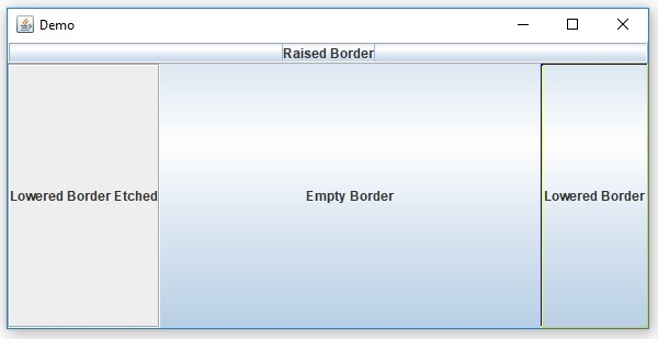 how-to-set-raised-and-lowered-etchedborder-for-components-in-java